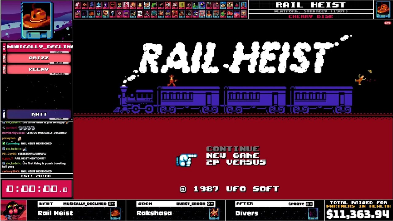 RAIL HEIST - Cherry Disk от Musically_Declined | UFO 50 Cherry Rush 2025