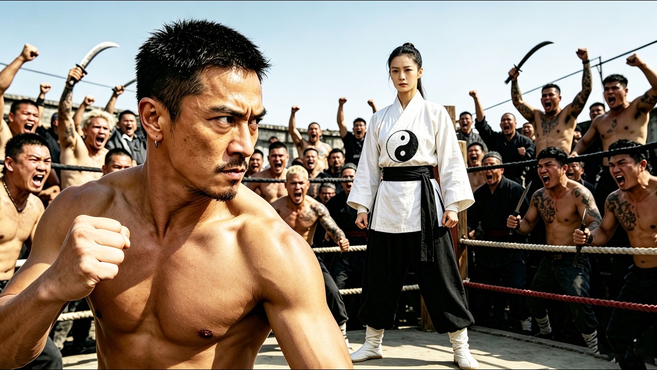 Kung Fu Action Movie: Gang Boss Mocks a Girl, Unaware She&rsquo;s a Tai Chi Master Who Crushes Them All!