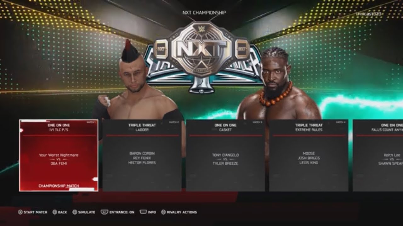 WWE 2K25_ Your Worst Nightmare vs Oba Femi