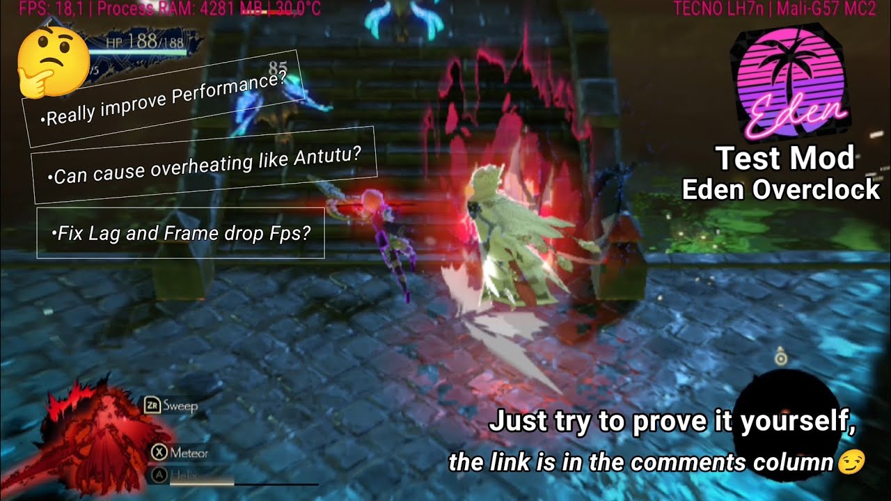 Test Eden Mod Overclock On Game Oninaki Android Hellio G99