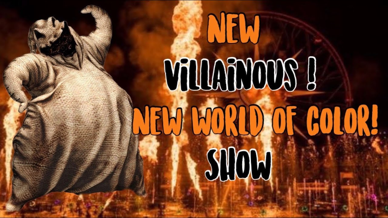 Villainous!  All New World Of Color At The Oogie Boogie Bash!