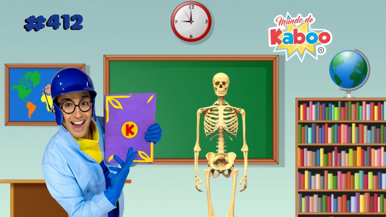 O Esqueleto &ndash; Aprendendo sobre o Corpo Humano | V&iacute;deo Educativo Infantil | Mundo de Kaboo