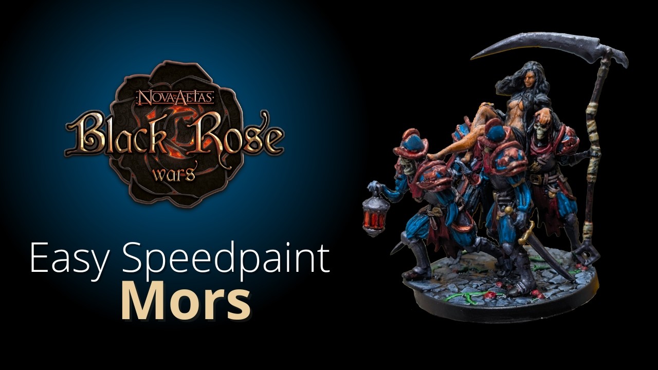 🎨Easy Speedpaint - Mors- Black Rose Wars Rebirth⚫🌹⚔️
