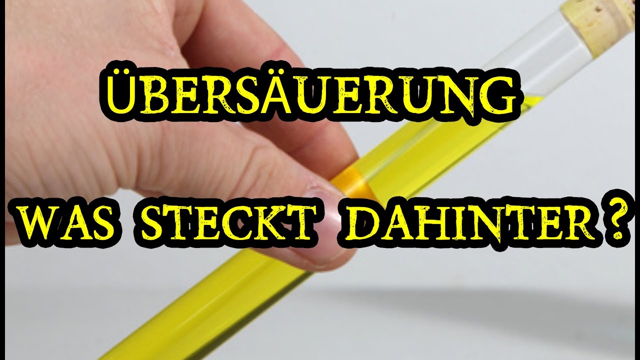 Was ist &Uuml;bers&auml;uerung und gibt es sie &uuml;berhaupt? Symptome einer Latenten Azidose im K&ouml;rper