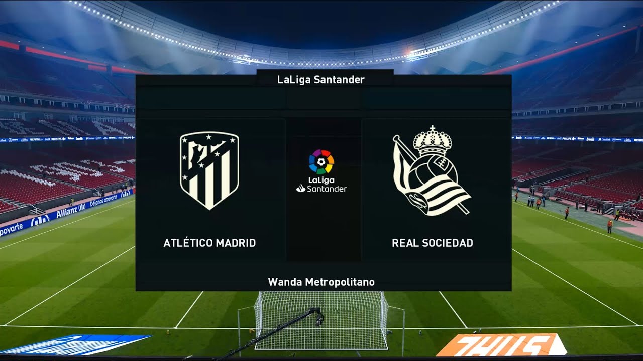 Atletico Madrid vs Real Sociedad | Wanda Metropolitano | 2020-21 La Liga | PES 2021