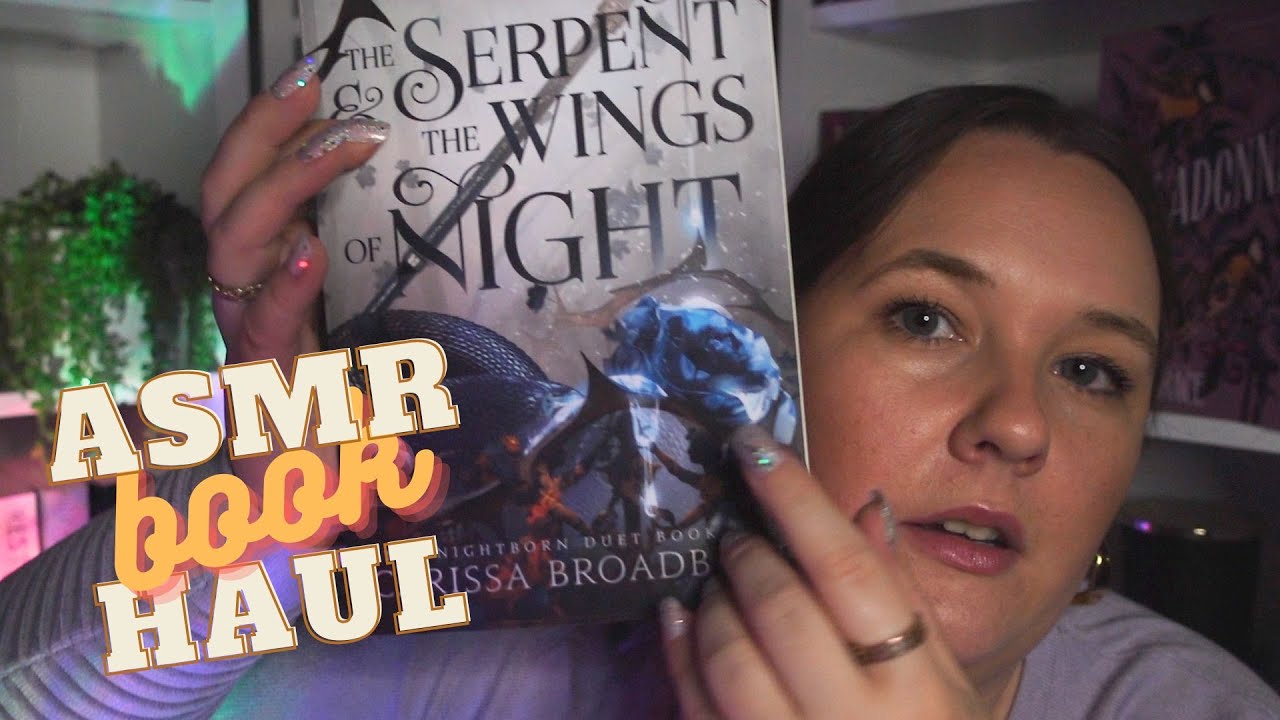 ASMR | HUGE 35++ Book Haul Unboxing! Tapping, scratching, whispering, page turning, sleep relaxation