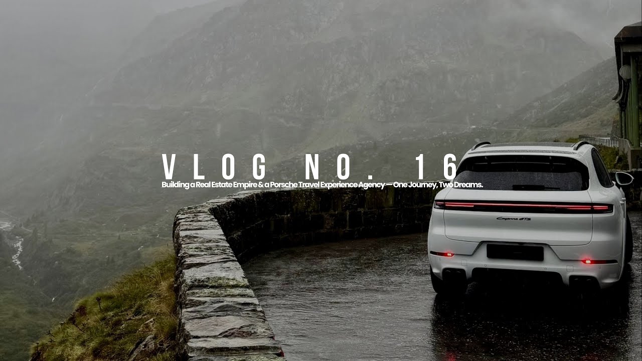 VLOG No.16 Porsche Cayenne GTS (2025) Roadtrip – Scenic Drive to St. Moritz, Swiss Alps