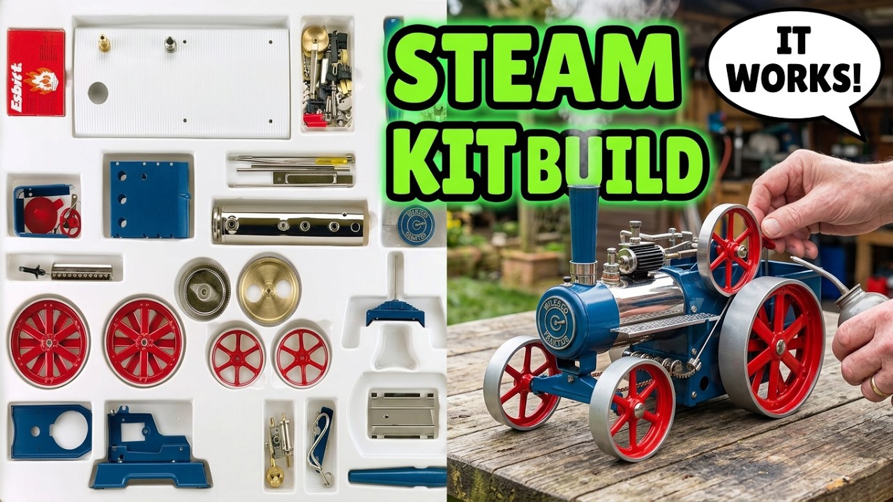 Wilesco D405 Steam Traction Engine Dampftraktor  (kit built)