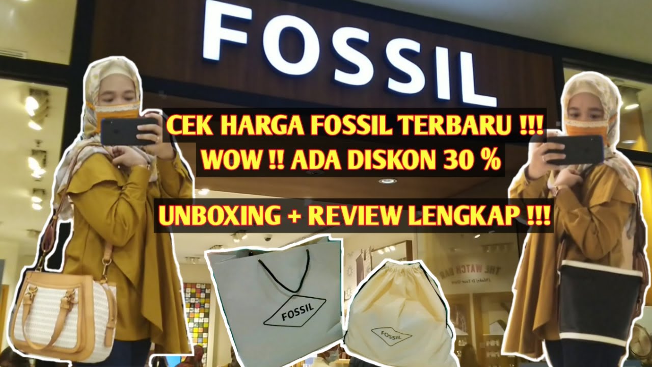 CEK HARGA TAS FOSSIL TERBARU !!! UNBOXING JESSA BUCKET + REVIEW LENGKAP !!!