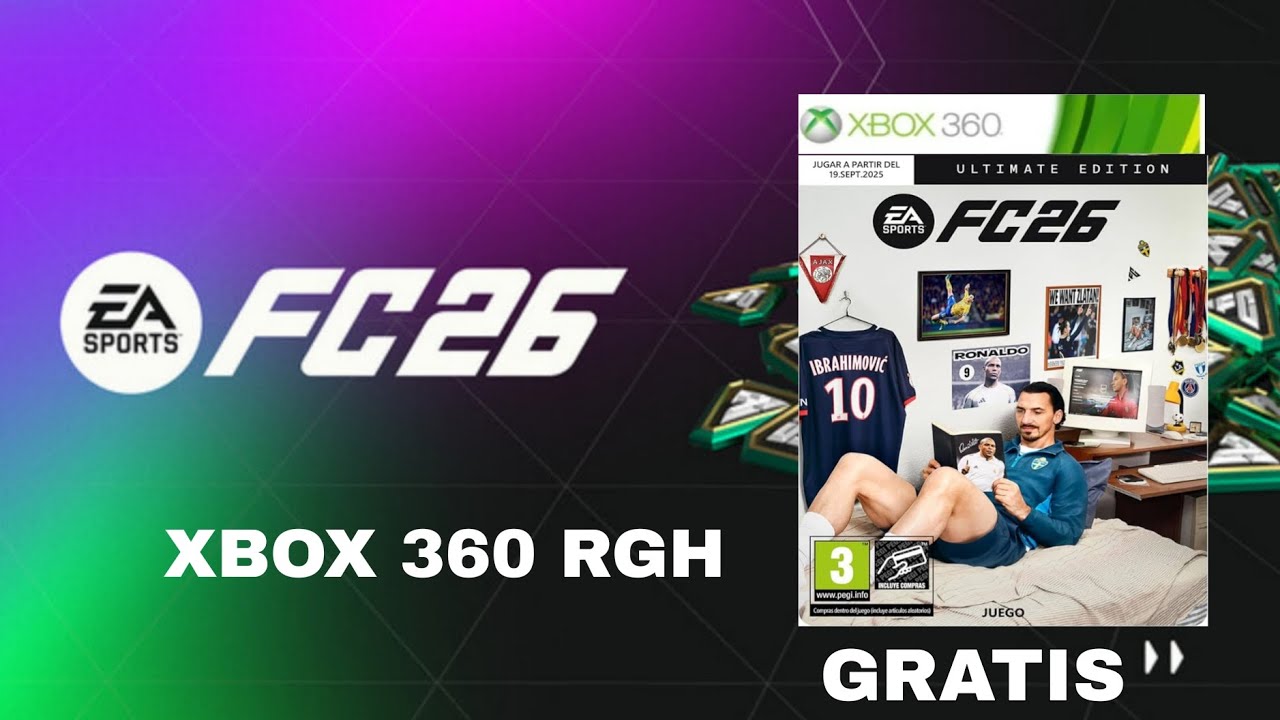 FIFA 26 PARA XBOX 360 RGH GR4TIS