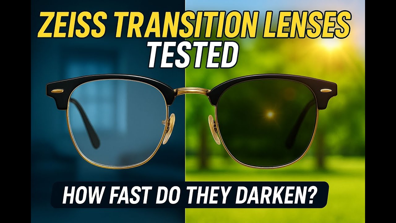 Quick Darkening Demo | Zeiss Photofusion X -Extra Grey Lens | Photochromatic Review