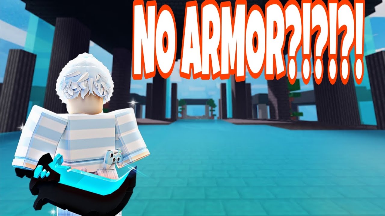 So I did the NO ARMOR challenge inside of roblox bedfight 