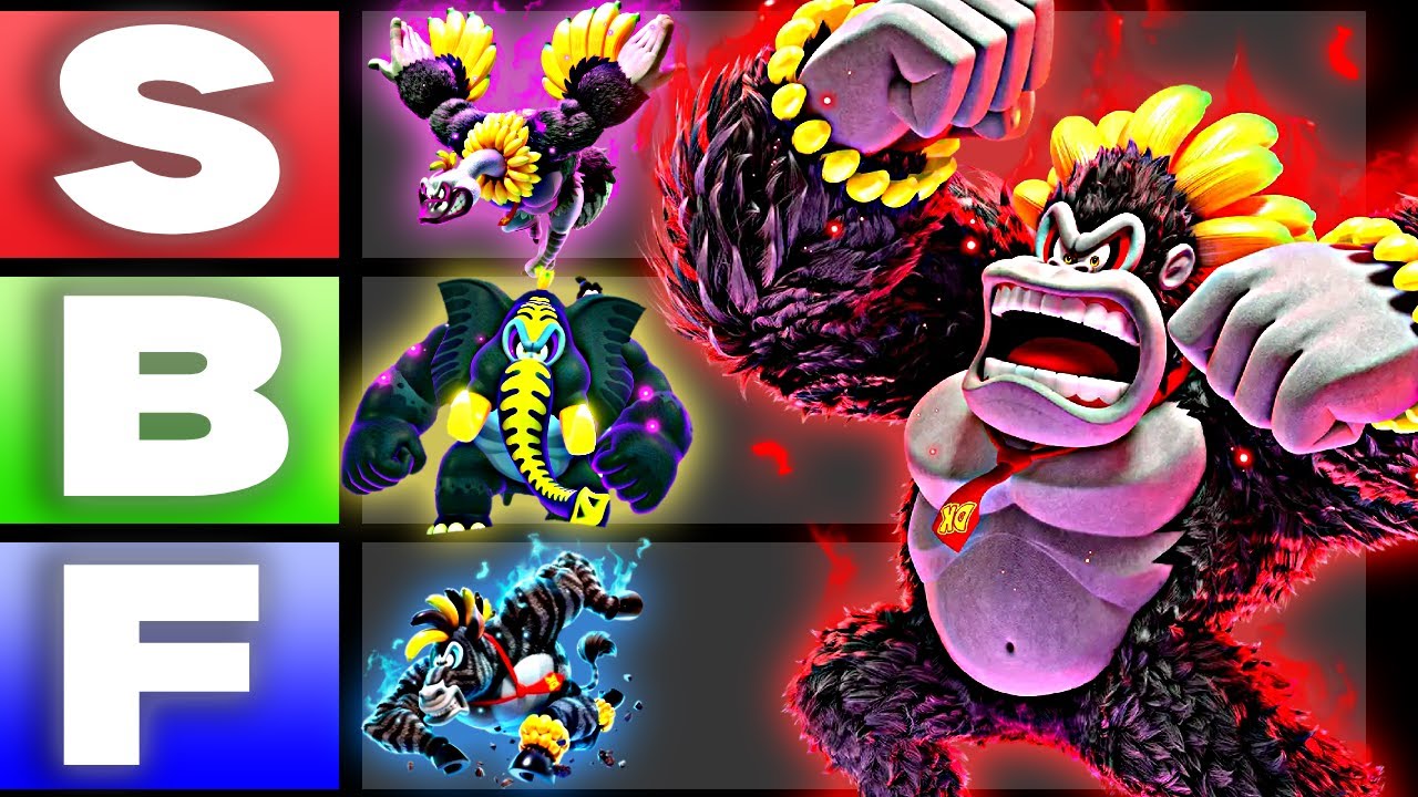 Ranking all Donkey Kong Bananza Transformations from WORST to BEST!
