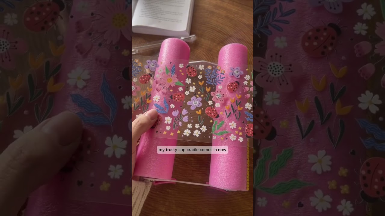 Step-by-Step Tutorial on UV DTF Cup Wrap Application 🎥✨