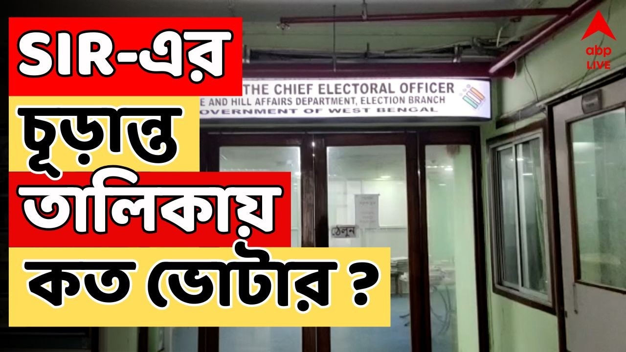SIR News LIVE | SIR-এর চূড়ান্ত তালিকায় ৭ কোটি ৪ লক্ষ ৫৯ হাজার ২৮৪ ভোটার