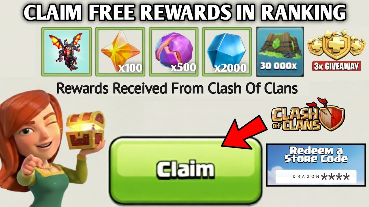😍CLAIM FREE REWARDS in Clash Of Clans - Imprisoned Dragon Duke Skin & Starry,Glowy,Shinny Ores!✅