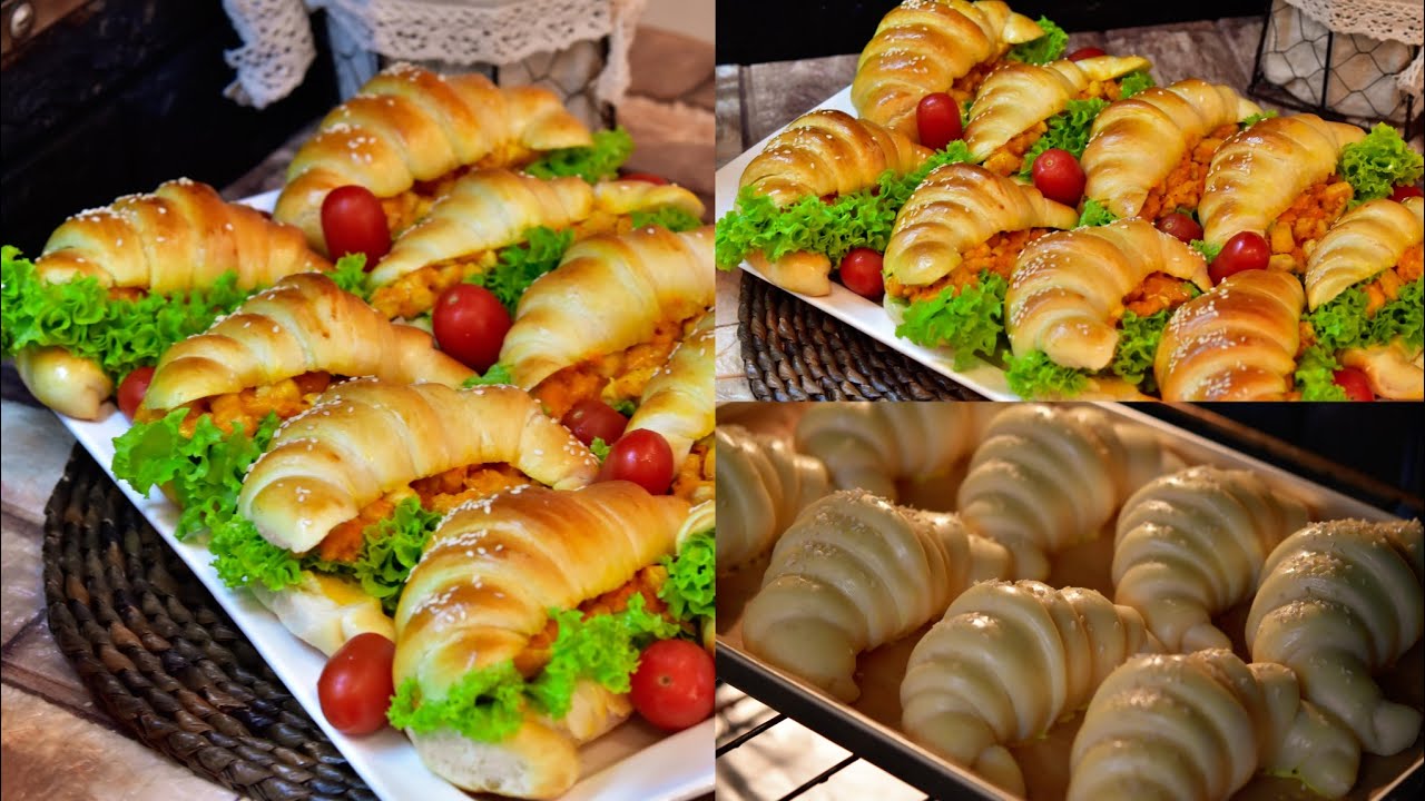 كروسان قطني بعجينه قطنيه من غير زبده بعجينة لكافة انواع المعجنات The Croissant pastries