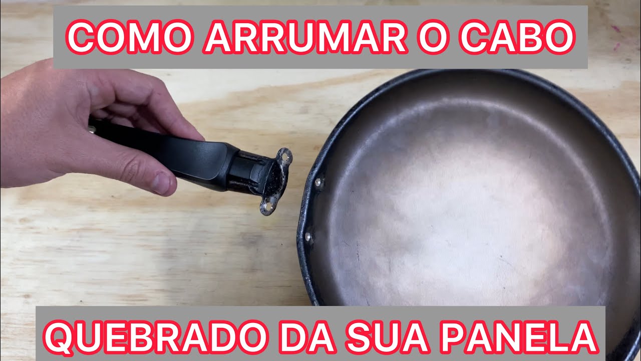 🔴 Como CONSERTAR o cabo  das PANELAS | Faça Você Mesmo
