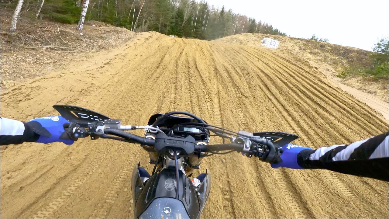 Enduro bikes on a wet sand track | YAMAHA WR450F 2024 | Swedish Enduro | STHLM MX Uringe