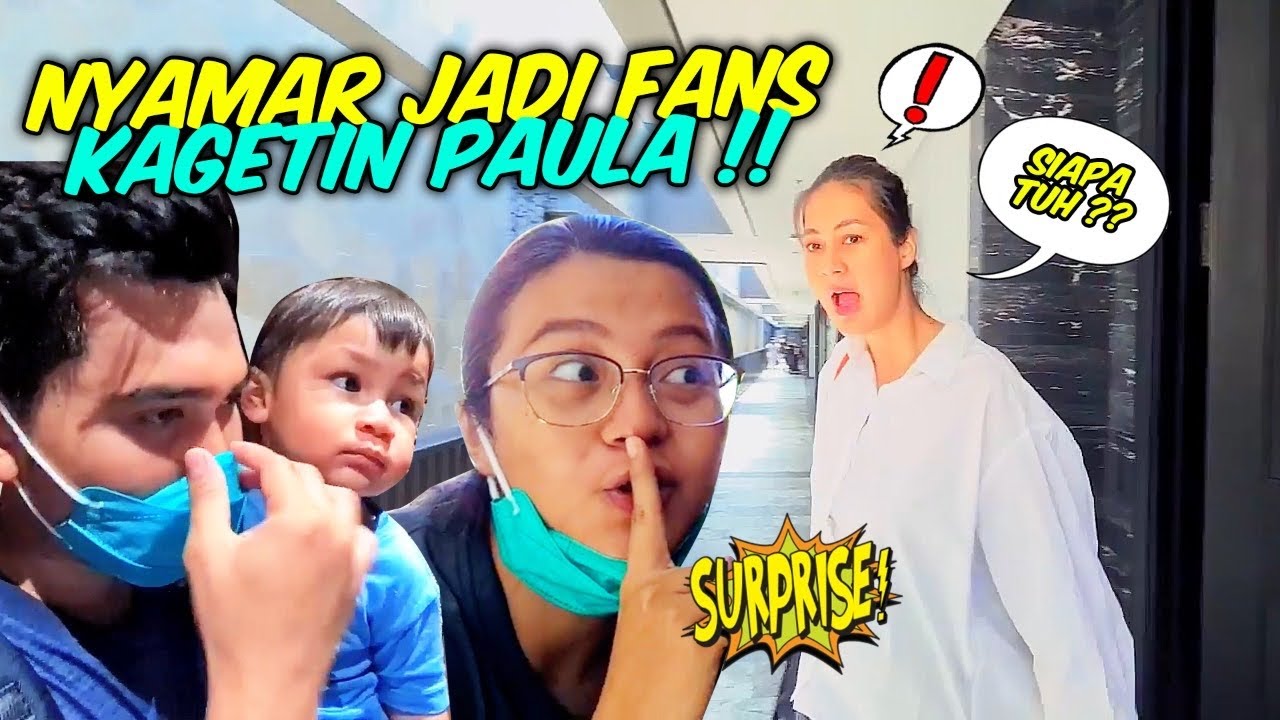 NYAMAR JADI FANS, KAK PAULA KAGET AUNTY SEA UNCLE NAIL GENDONG KIANO DI BALI !!!