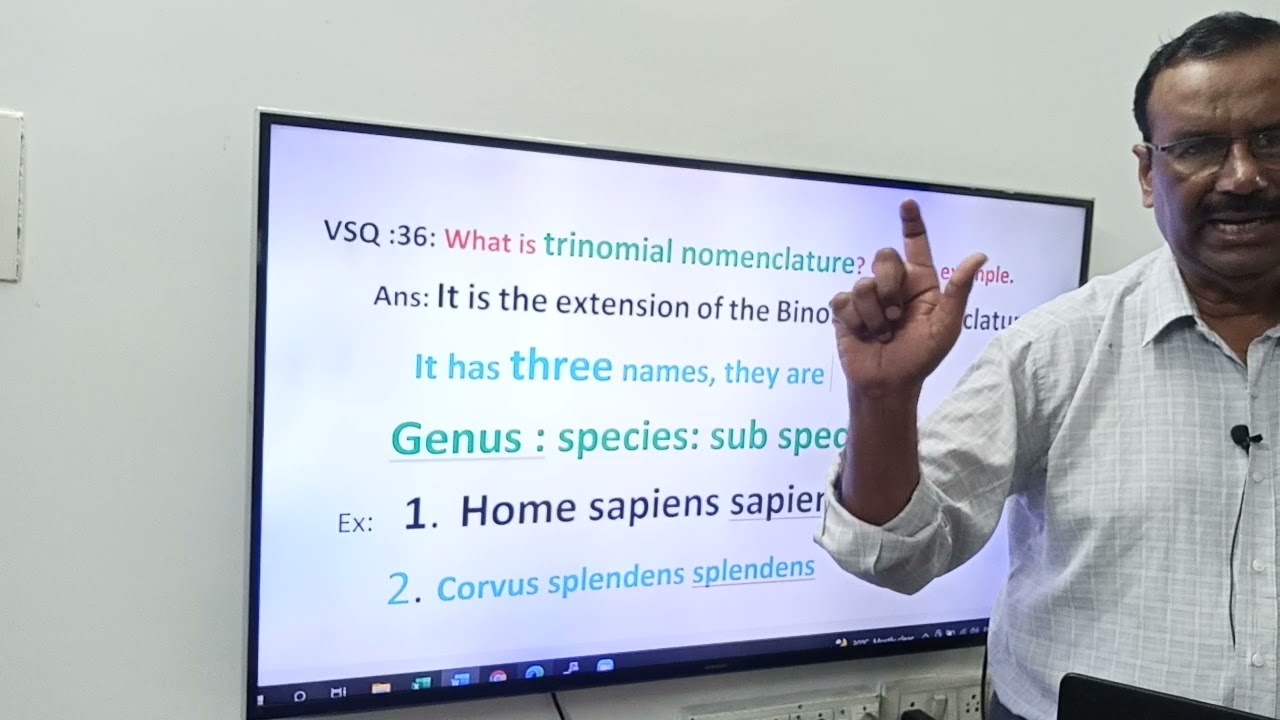 64:TRINOMIAL NOMENICLATURE.Definition.