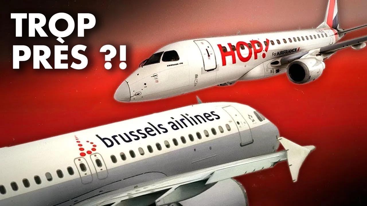 À DEUX DOIGTS de la COLLISION à Paris ! Brussels et HOP Airlines