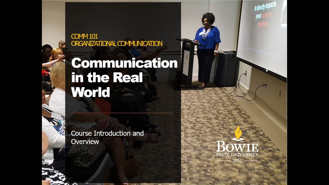 COMM 101 Course Introduction