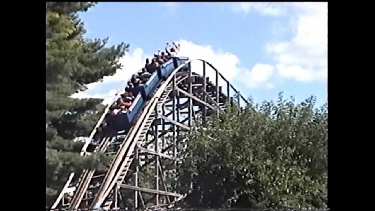 Geauga Lake Big Dipper Roller Coaster Offride Shots 1999 Ohio