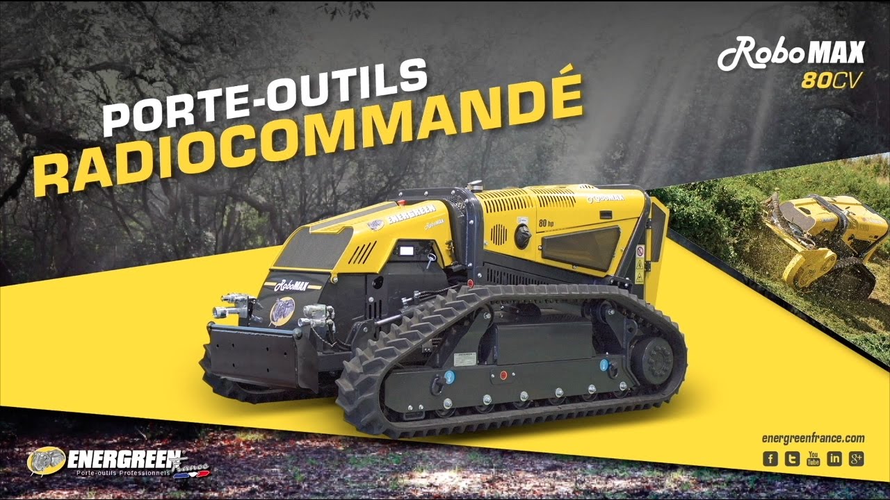 RoboMAX - Porte-outils télécommandé pour pentes - Energreen France