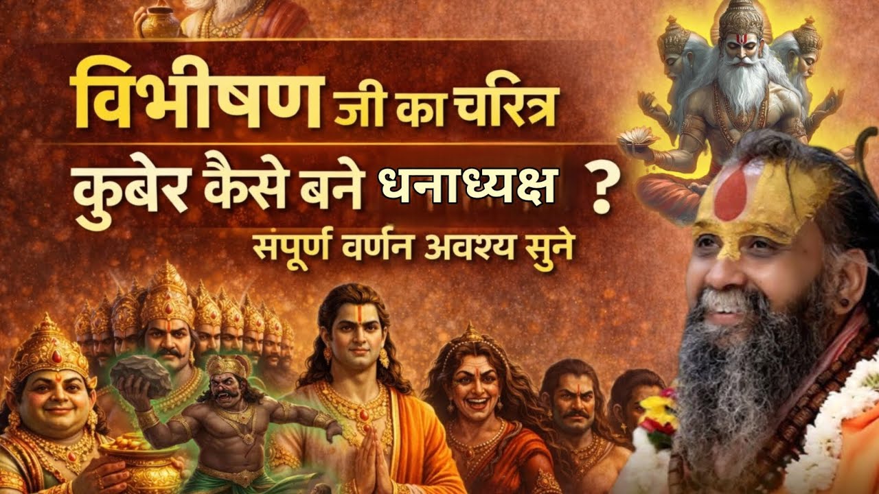  विभीषण जी का अद्भुत चरित्र | कुबेर, रावण व ब्रह्मा जी के वरदान | रामायण रहस्य।अवश्य सुने। #ramayan 