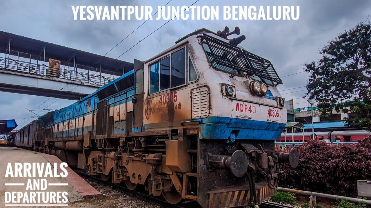  DEPARTURES AND ARRIVALS | Bengaluru City junction and Yesvantpur junction #youtube 