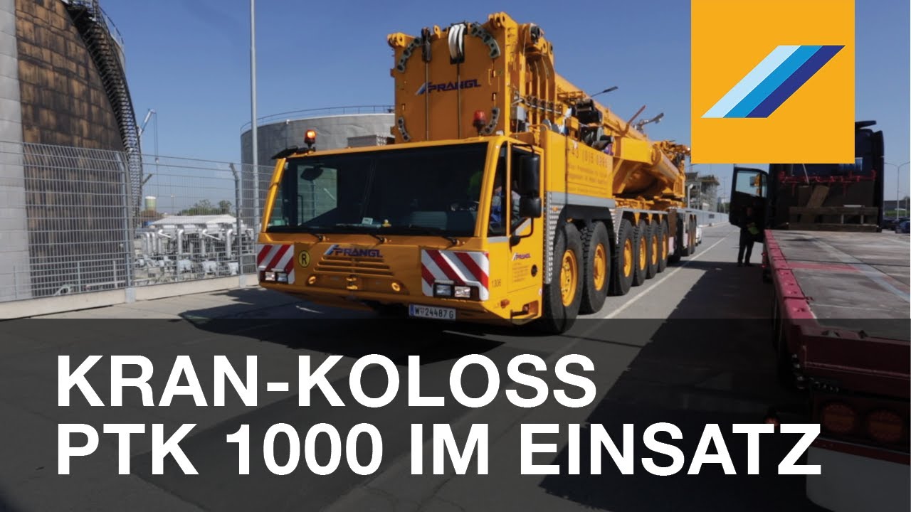 Kran-Koloss PTK 1000 unterstützt Turnaround in der Raffinerie Schwechat
