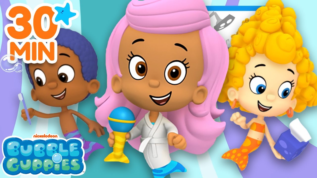 Learn Healthy Habits with Bubble Guppies 🧼 Washing Hands, Brushing Teeth & More! | Bubble Guppies