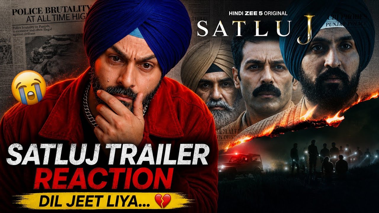 🔥 SATLUJ Official Trailer Reaction | Diljit Dosanjh Gave Me Goosebumps! 🤯 | Blockbuster Loading?