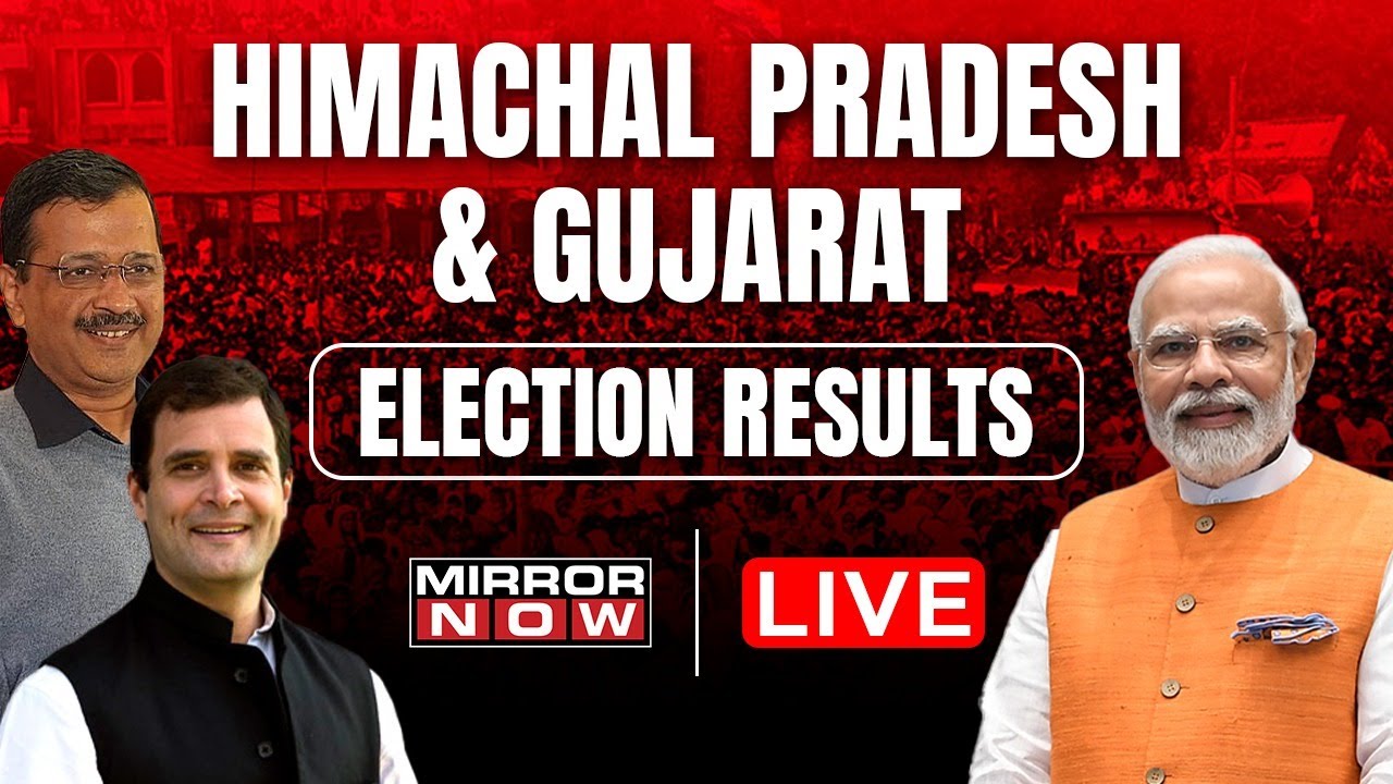 Mirror Now Live | BJP Leads In Gujarat | Neck To Neck Fight In Himachal Pradesh | Congress | AAP