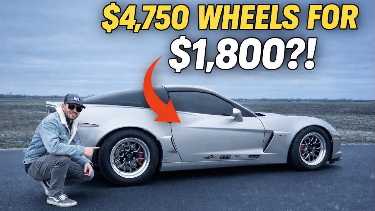 Дрэг-слики за 1800 долларов на Z06 при минусовой температуре