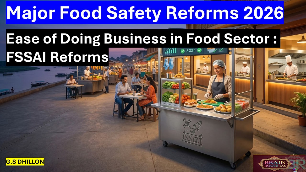 Major Food Safety Reforms 2026 | FSSAI New Rules UPSC IAS Current Affairs