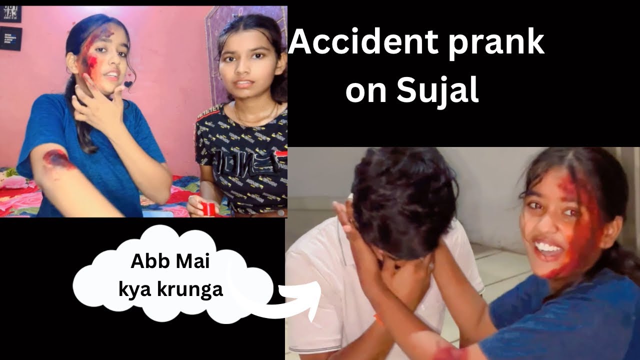 Accident prank on Sujal 😅prank went wrong on Sujal 😰#vlogs #vlog #comedy #vlogger #vlogging #prank