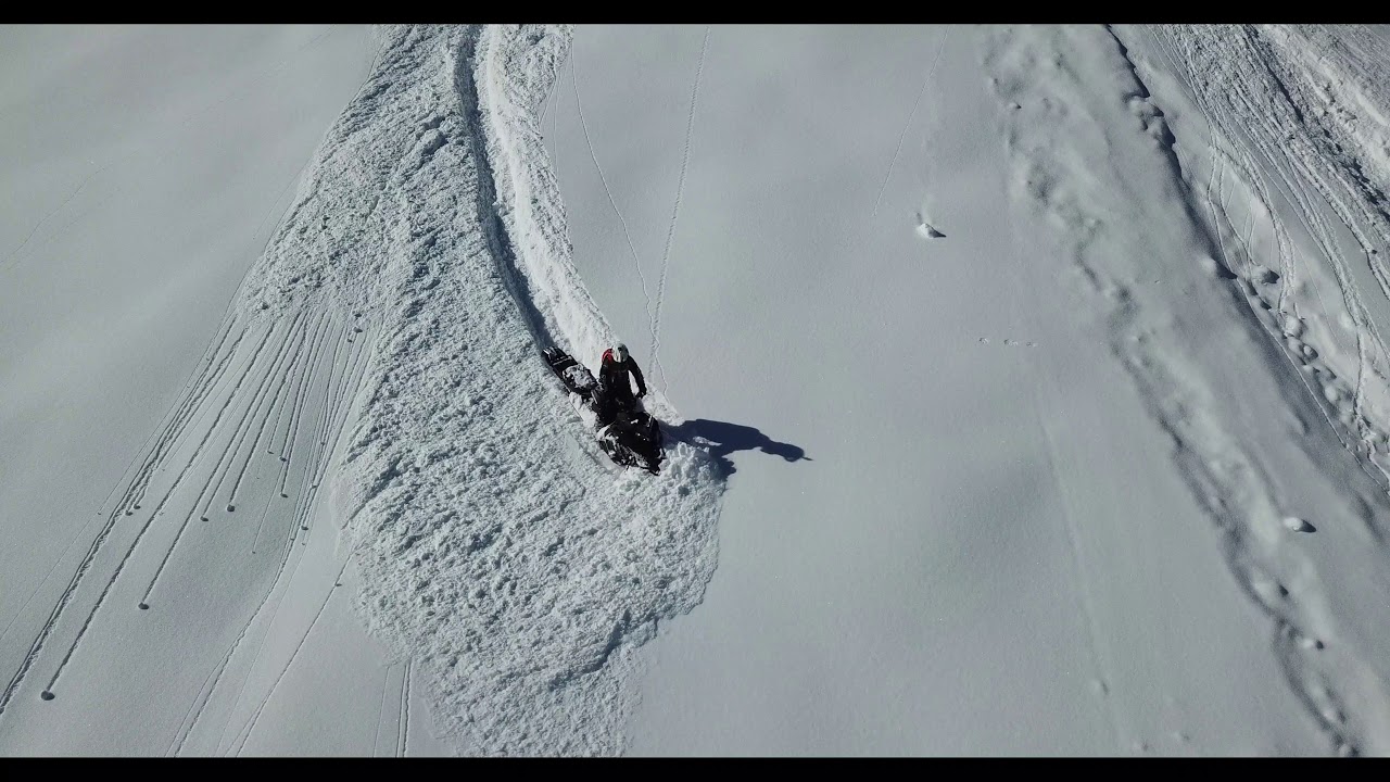 deep powder at rabbit ears snowmobiling