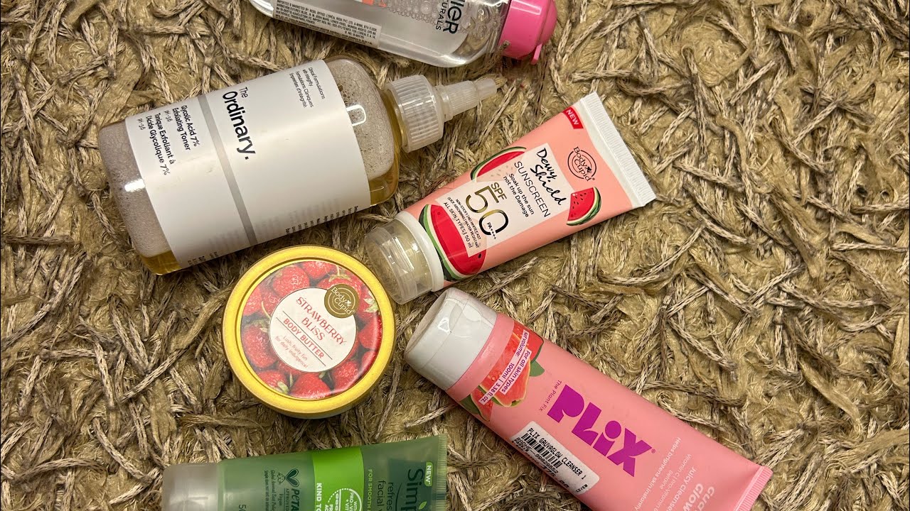 My skin care products for a glowing skin tone 