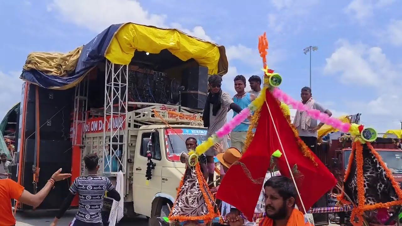 om Dj jevri meerut road show 2024 ready for competition haridwar