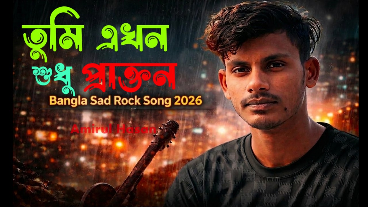 তুমি এখন শুধু প্রাক্তন 💔| Bangla Sad Rock Song 2026 | Singer Amirul Hasan #bangla #new #sad #song