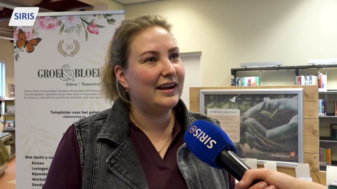 Zadenbieb in bibliotheek Someren officieel geopend