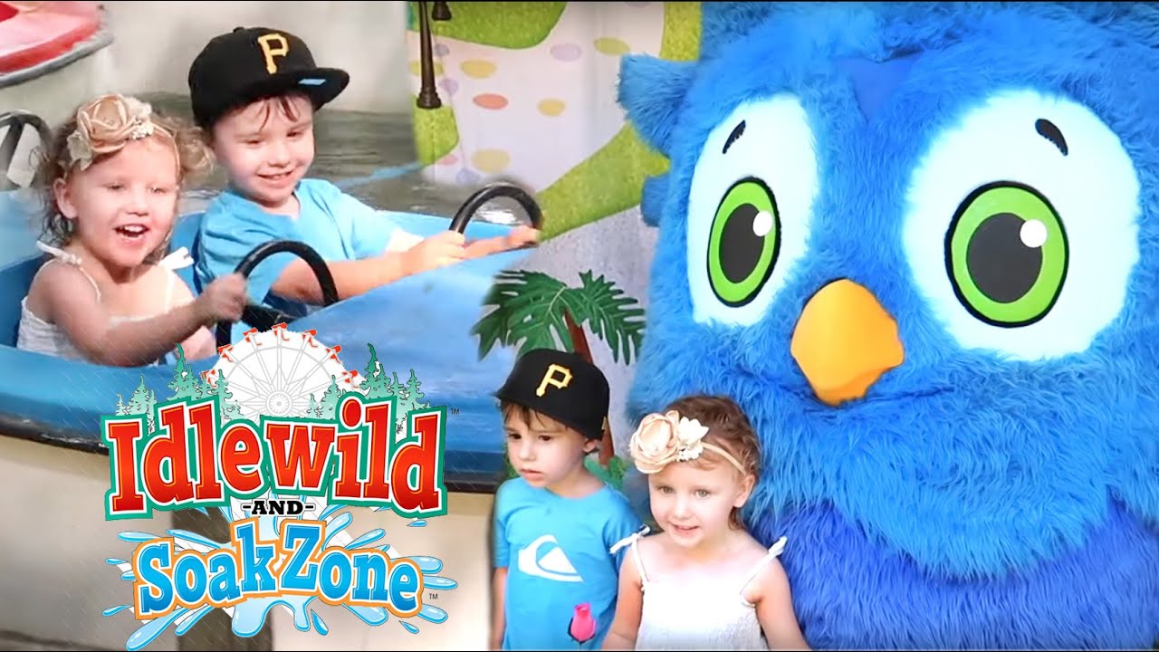 Twins Meet Daniel Tiger & Friends And First Time Riding Together At Idlewild Park