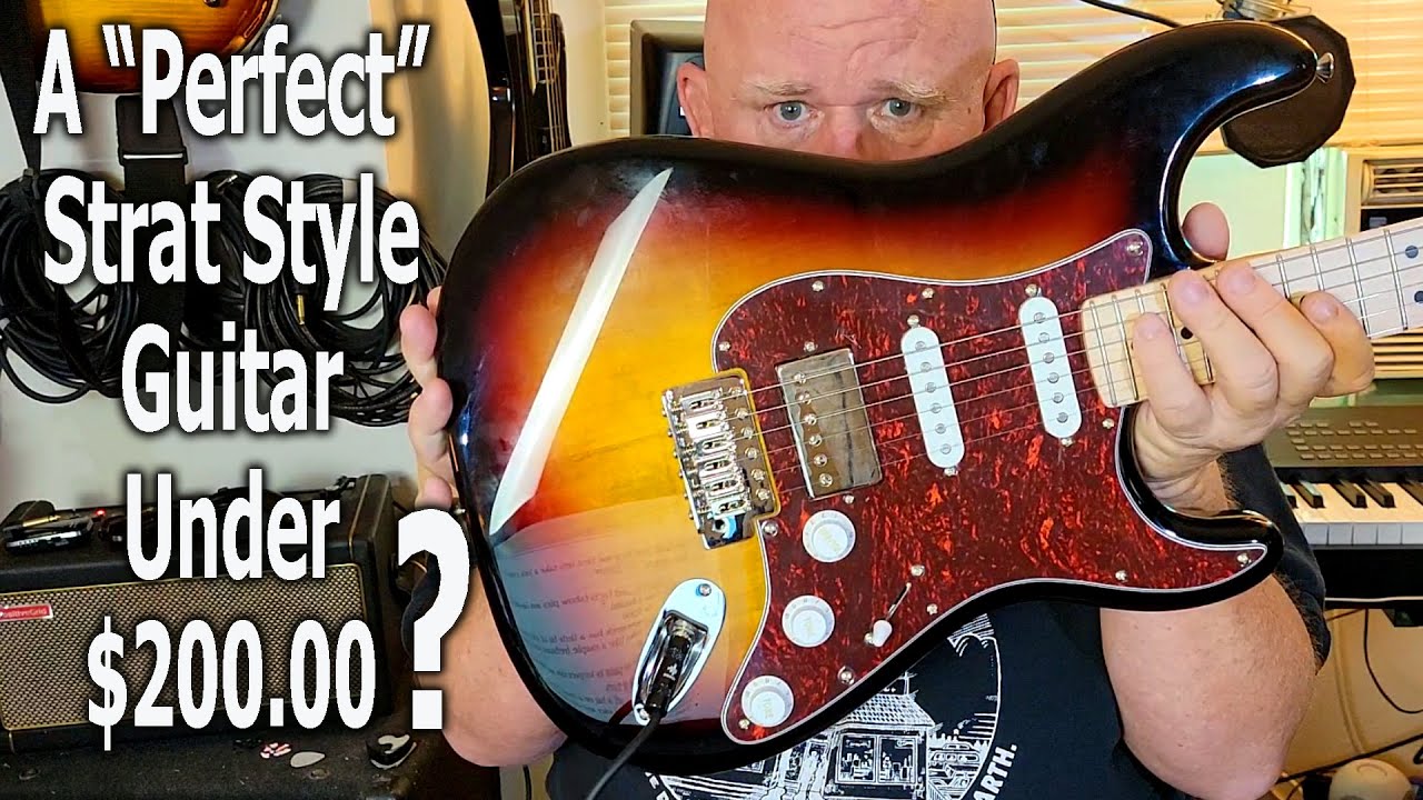 I'm Shocked! This Guitar Under $200 - Donner 152s Strat Style - Unbox and Complete review