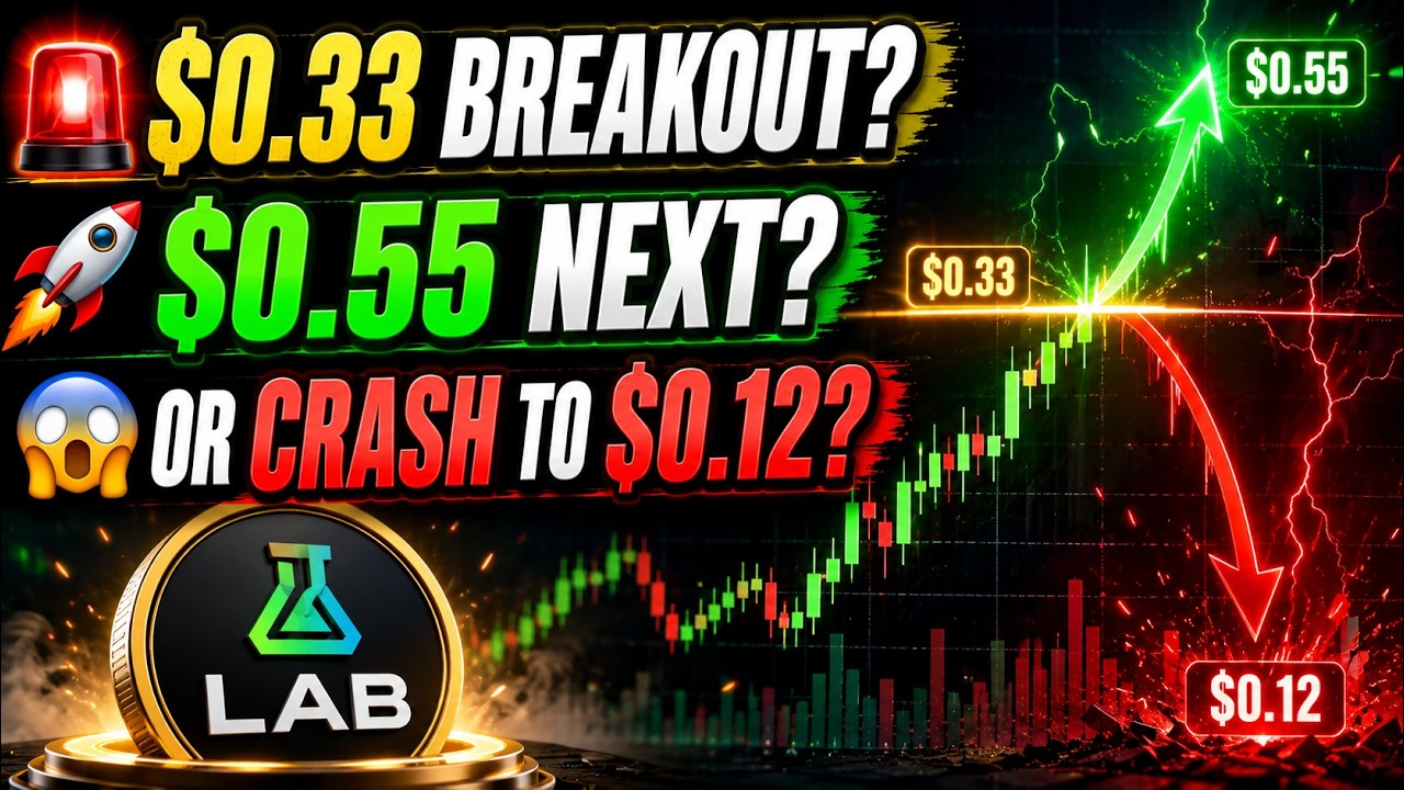 🚨 LAB Token Price Prediction | $0.33 Breakout or $0.12 Crash? 🚀 Next BIG Move Explained!