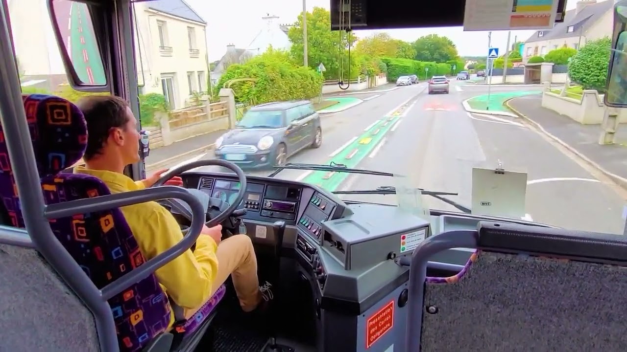 Spot Réseau BreizhGo Irisbus Axer Tréglonou Dépôt de Lannilis