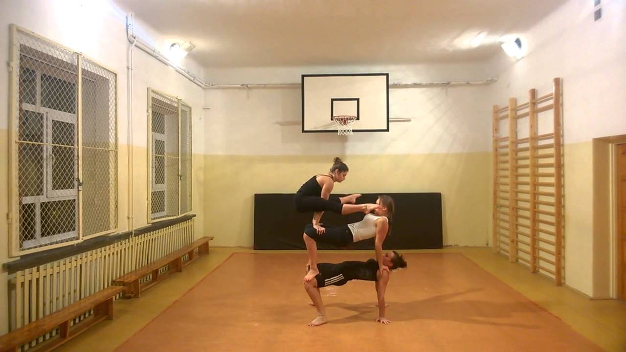 Acrobatics Trio Training