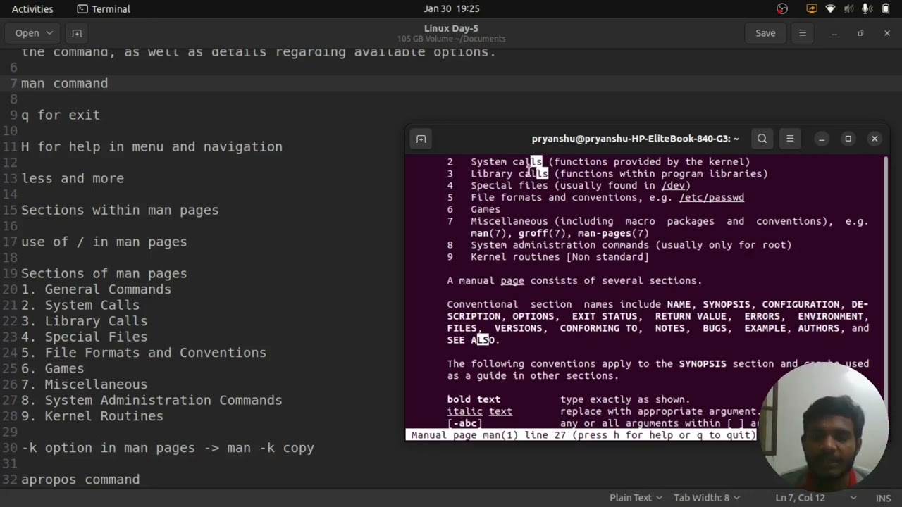 Help! and MAN Pages in Linux | Day-5