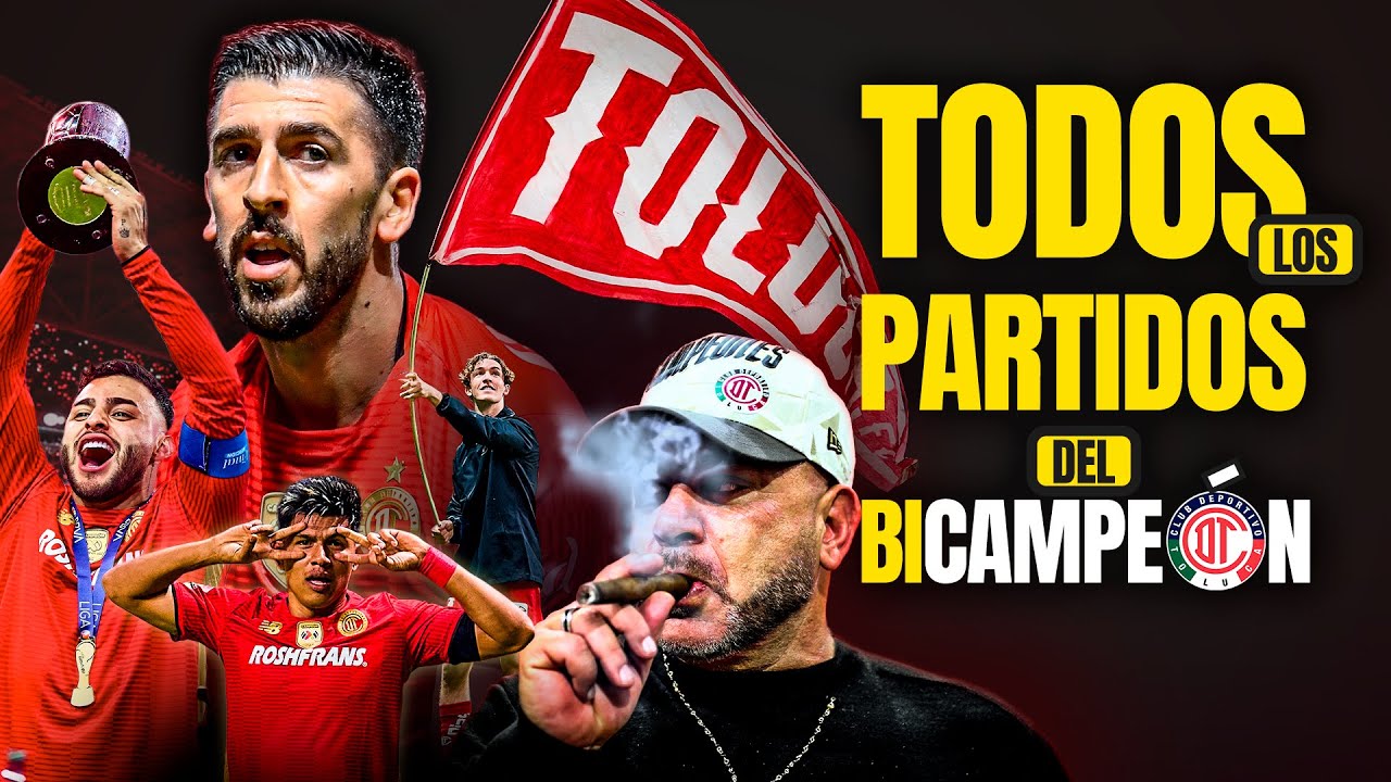 TODOS los Partidos del Toluca BICAMPEÓN 😈 CL25, AP 25 🏆